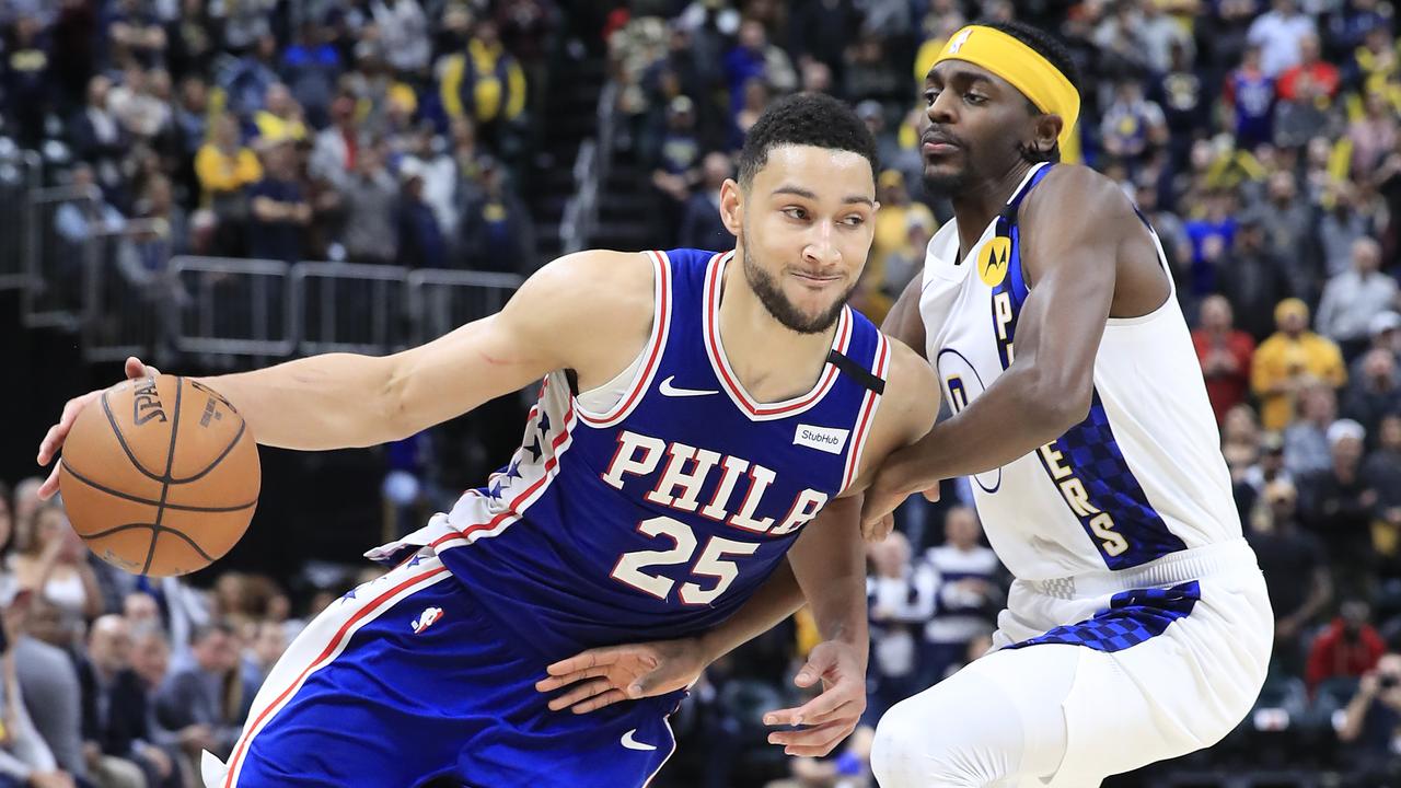 Ben Simmons showed off his willingness to shoot.