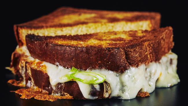 Comforting old-school cheese toastie. Recipe: <i>Chefs Eat Toasties Too</i>