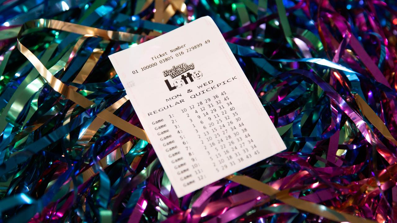 Winning Lotto ticket generic. Picture: Supplied