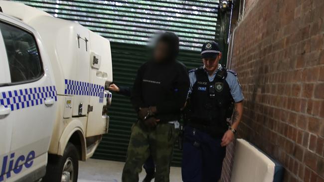 Two of the men who were taken to Manly Police Station appeared in court on Tuesday and denied bail. Pictures: NSW Police