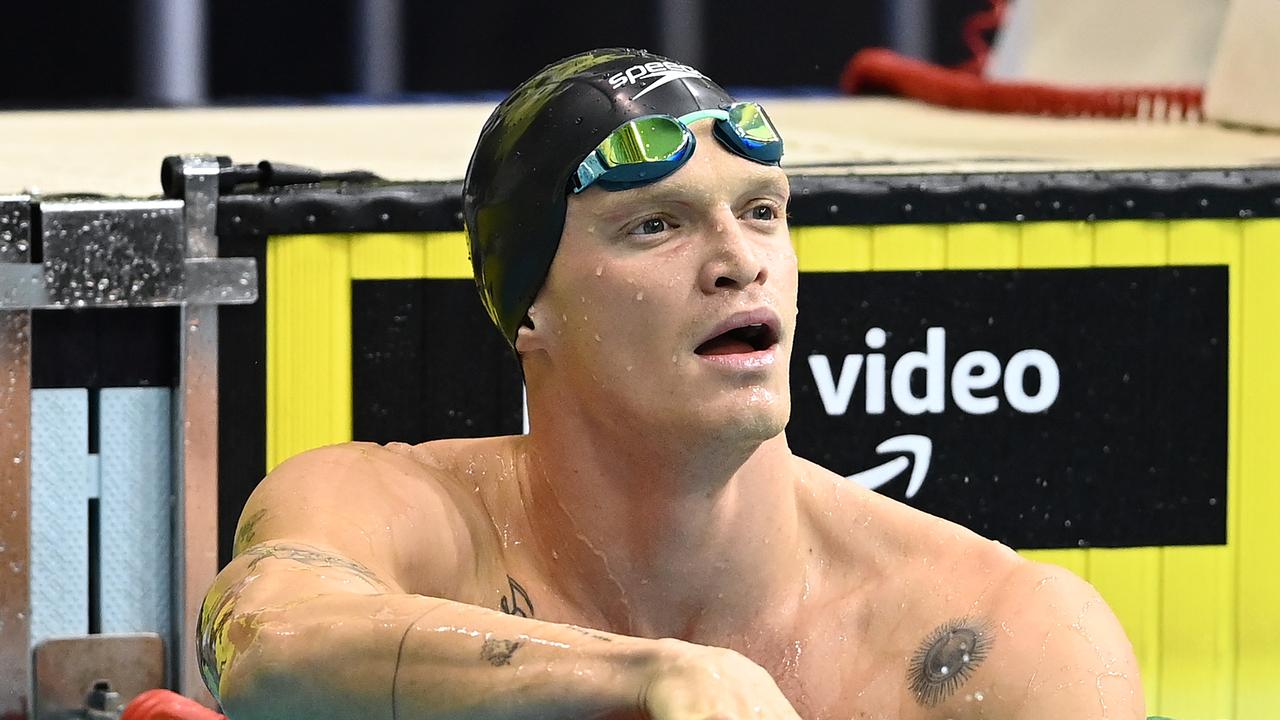 Cody Simpson of Australia catches his breath. Photo by Quinn Rooney/Getty Images.