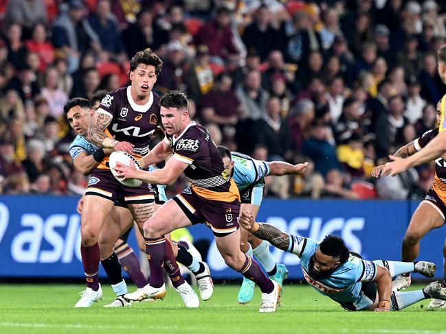 Jock Madden has another year left on his contract but the Broncos are keen to offload him. Picture: Getty Images
