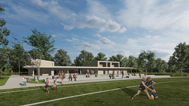 Aussie rules teams can play at the fields, which will also have an amenities block.