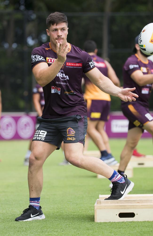 Kotoni Staggs would replace Roberts if he’s unavailable for the clash. Picture: Lachie Millard