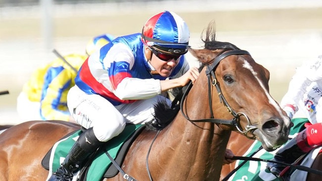 Tom Prebble will combine again with The Open at Sandown on Saturday. Picture: Scott Barbour/Racing Photos via Getty Images