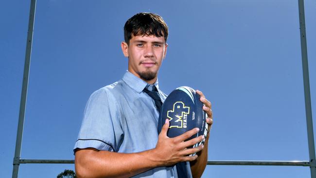 Jaycob Kingston-Francis Profile shots ahead of the Langer Cup rugby league. Thursday May 4, 2023. Picture, John Gass