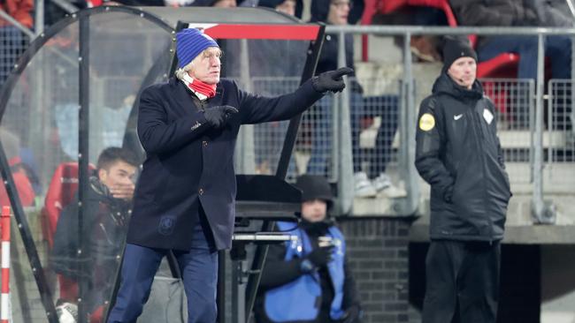 Gertjan Verbeek as manager of Dutch team FC Twente. Picture: Ed van de Pol/Soccrates /Getty Images