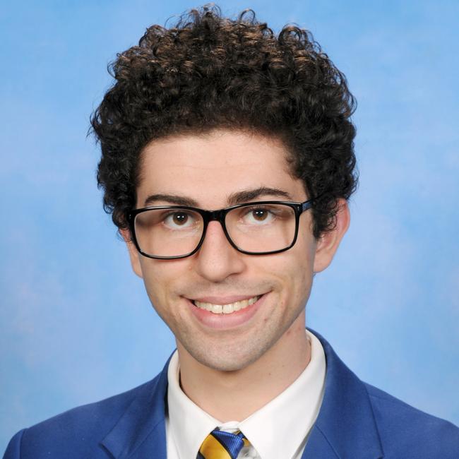 Isaac Riad, the 2021 DUX at St Luke's Grammar School, Dee Why: Picture: Supplied