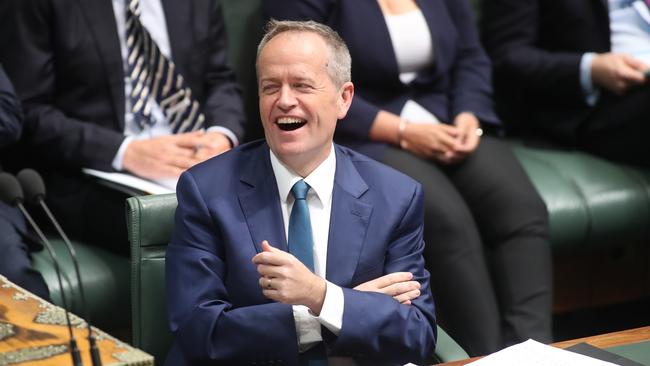 Opposition Leader Bill Shorten in parliament. Picture: Gary Ramage