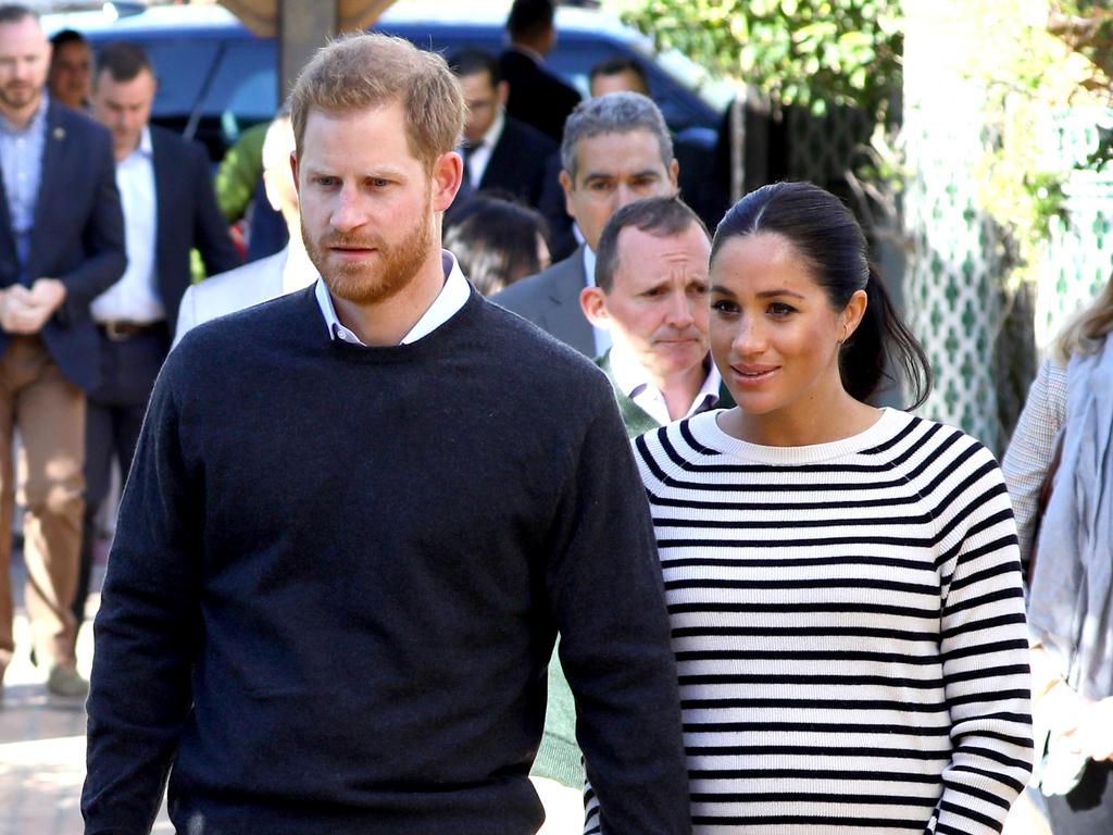 Meghan and Harry in Morocco this week. Picture: Tim P. Whitby — Pool/Getty Images)