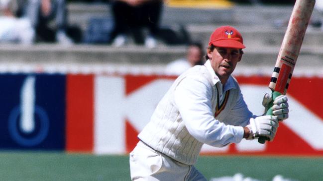 David Hookes batting for South Australia in 1993.