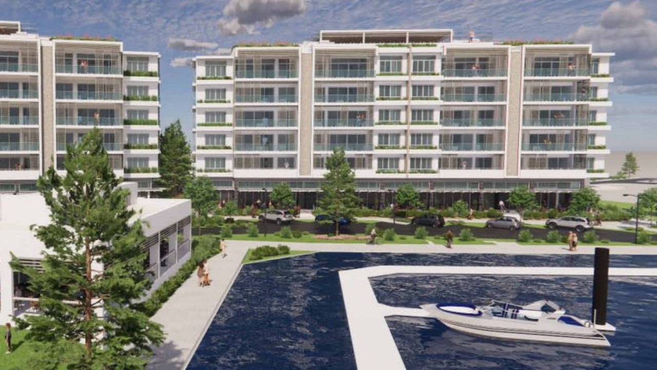 The developer submitted plans for luxury Marina Village, Pelican Waters.