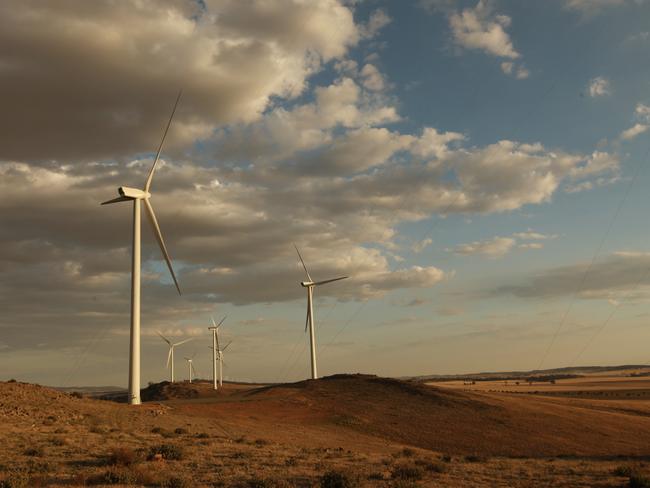 The Waterloo wind farm in South Australia.