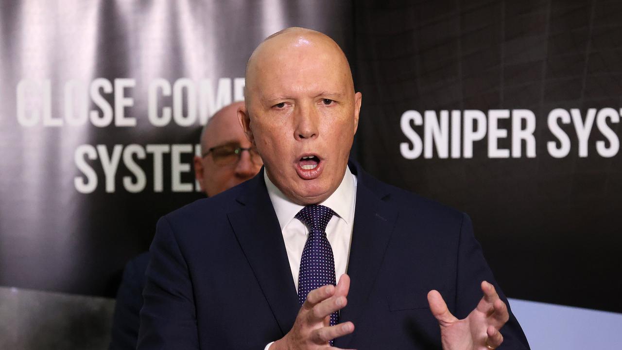 Defence Minister Peter Dutton says leaders from both sides should be treated with respect. Picture: Liam Kidston