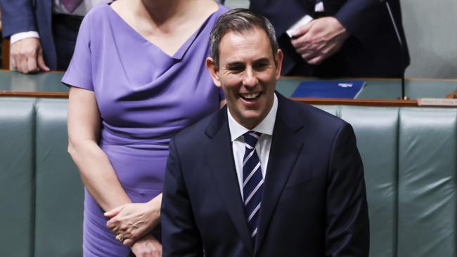 CANBERRA, AUSTRALIA. NCA NewsWire Photos. MAY 9TH, 2023.  Federal treasurer Jim Chalmers announcesthe 2023 Federal Budget in the House of Representatives in Parliament House, Canberra. Picture: NCA NewsWire/ Dylan Robinson