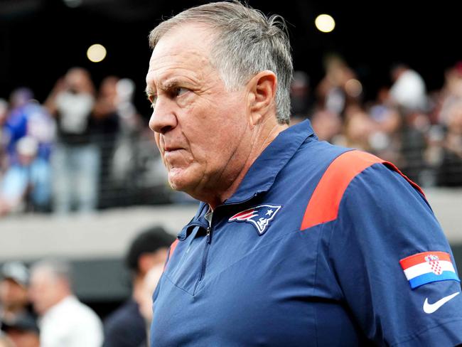 New England Patriots coach Bill Belichick is facing questions over his legendary tenure. Picture: Chris Unger/Getty Images/AFP