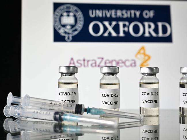 The Oxford/AstraZeneca vaccine is showing promising results in people over 70. Picture: AFP