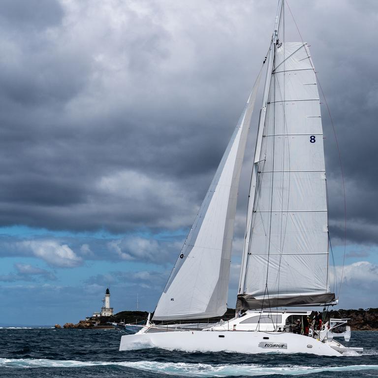 Rushour clears the traffic on their way to Hobart. Picture: Michael Currie