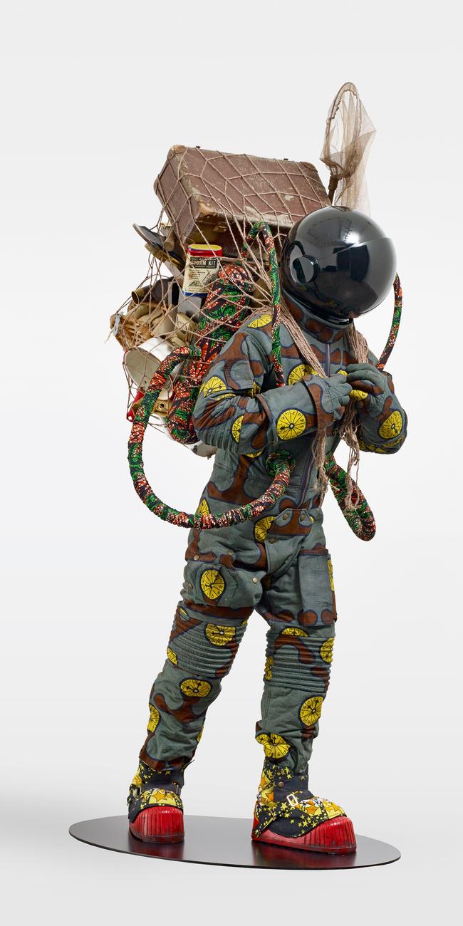 Yinka Shonibare MBE, Refugee astronaut, 2015. Courtesy of the artist, James Cohan Gallery, New York, Shanghai. The work will be seen as part of the exhibition Shock of the New.