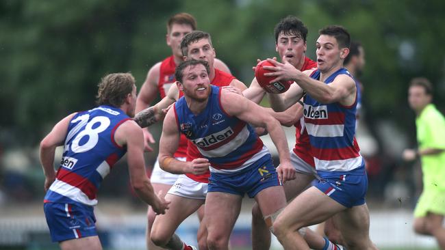 Darcy Pisani in action for Central District. Picture: Dean Martin