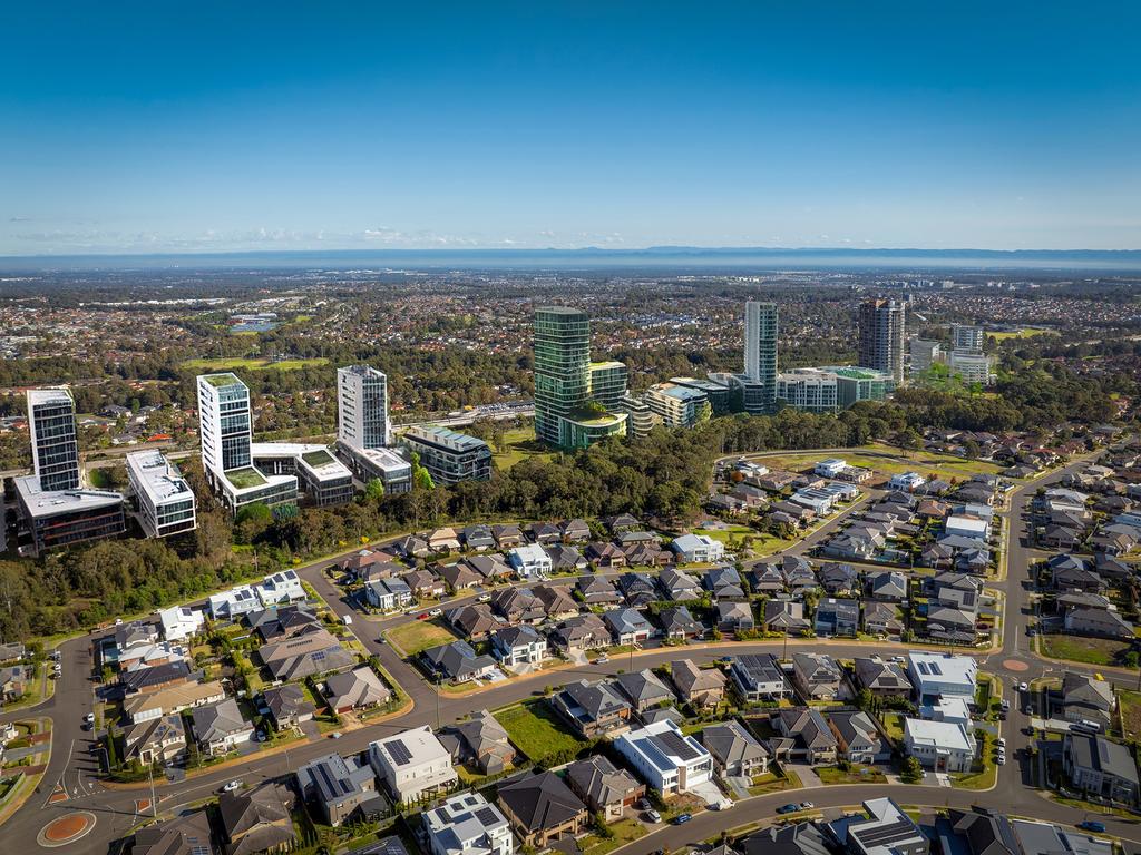 Renders showing what Kellyville could look like under a plan to build almost 21,000 new homes. Image: Supplied.