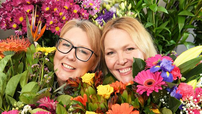 We’re on the hunt for Melbourne’s best florist. Emma Wright and her assistant, Jenny Ring, from Watsonia Florists. PIcture: Ellen Smith