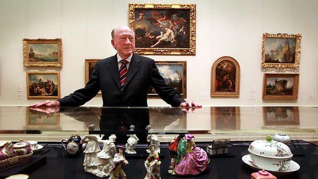 Kenneth Reed, who has bequeathed 70 items to the Art Gallery of NSW. Picture: Alan Pryke