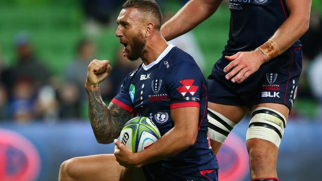 Quade Cooper has been in top form for the Melbourne Rebels. Picture: Mike Owen/Getty Images