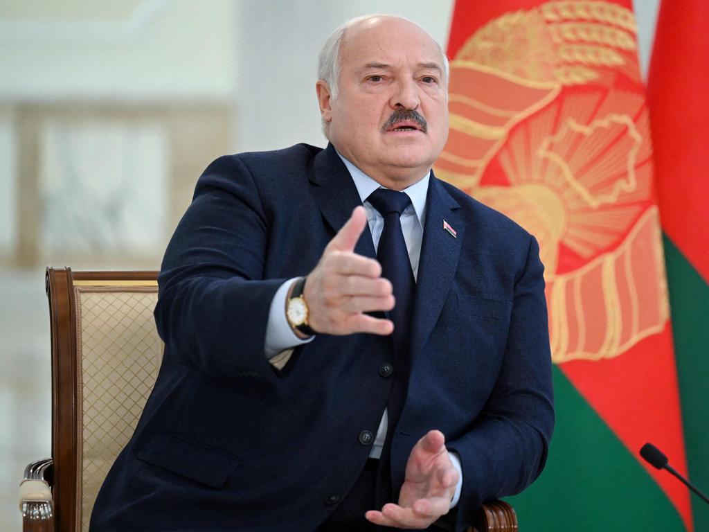 Belarusian leader Alexander Lukashenko was directed by the Kremlin to negotiate a truce with the Wagner Group. Picture: AFP