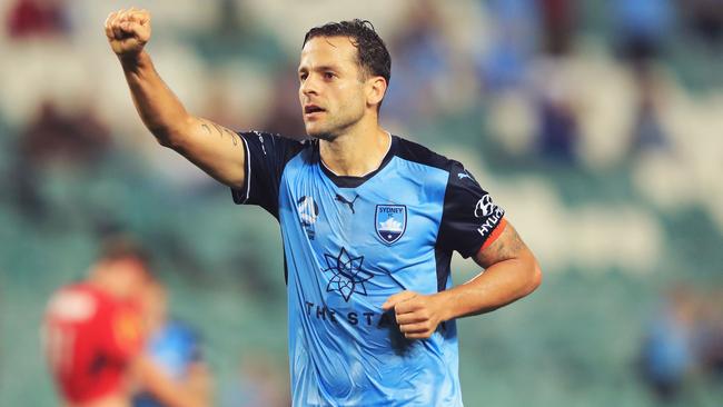 Bobo scored 27 goals in 27 games for Sydney FC. Picture: Getty Images