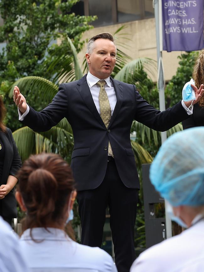 Federal Shadow Minister for Health, Chris Bowen. Picture : NCA NewsWire / Ian Currie