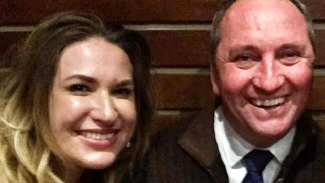 Vikki Campion and Barnaby Joyce.