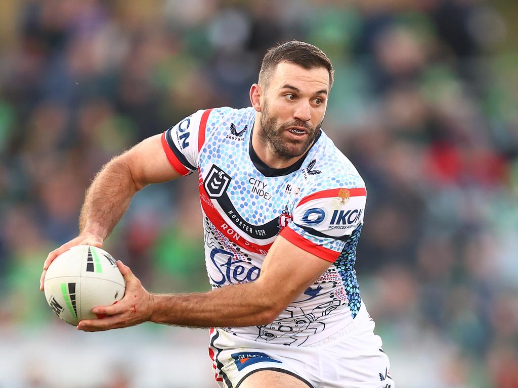 Despite losing the No.1 jersey for NSW, James Tedesco’s Australian Kangaroos career is not over, says Mal Meninga. Picture: Getty Images