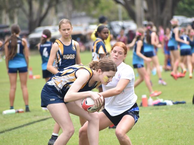 Action from the Red Rooster Junior Touch Carnival at Cyril Connell Fields, Rockhampton, on November 5, 2022.