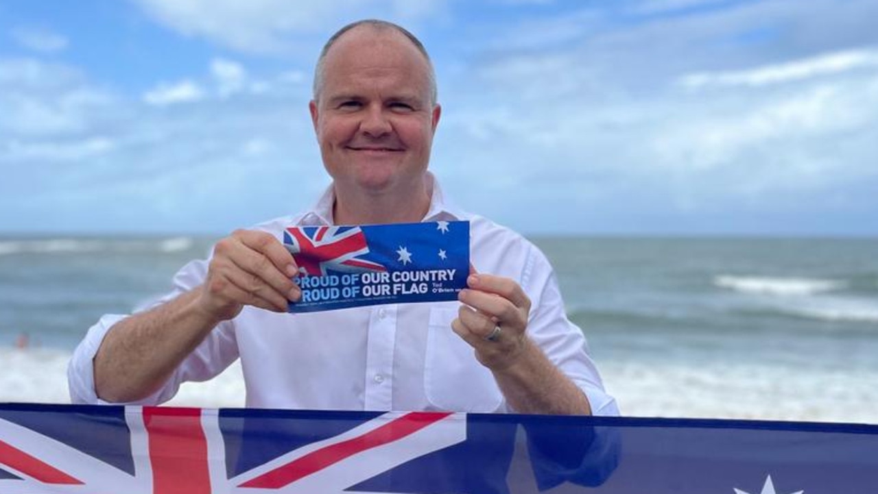 Federal Member for Fairfax Ted O'Brien MP will be handing out free bumper stickers as Australia Day merchandise.