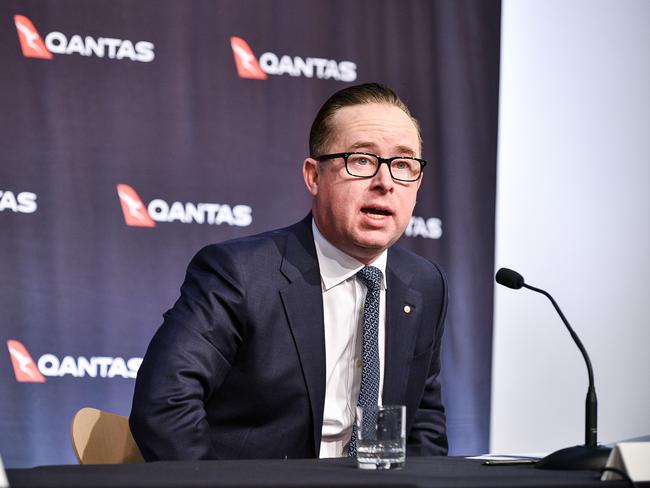 Qantas CEO Alan Joyce. Picture: NCA NewsWire/Flavio Brancaleone