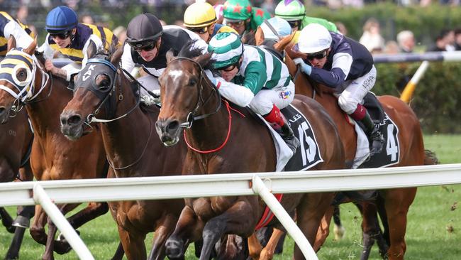 Craig Williams rode Future History with confidence to victory in The Bart Cummings at Flemington on Saturday. Picture: George Sal/Racing Photos via Getty Images