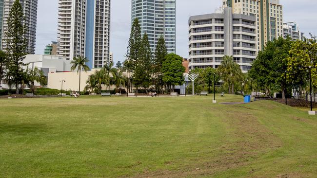 Neal Shannon Park, located above Bruce Bishop Car Park. Picture: Jerad Williams.