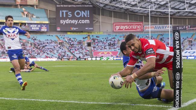 No one can stop Nene MacDonald scoring. (AAP Image/Craig Golding)