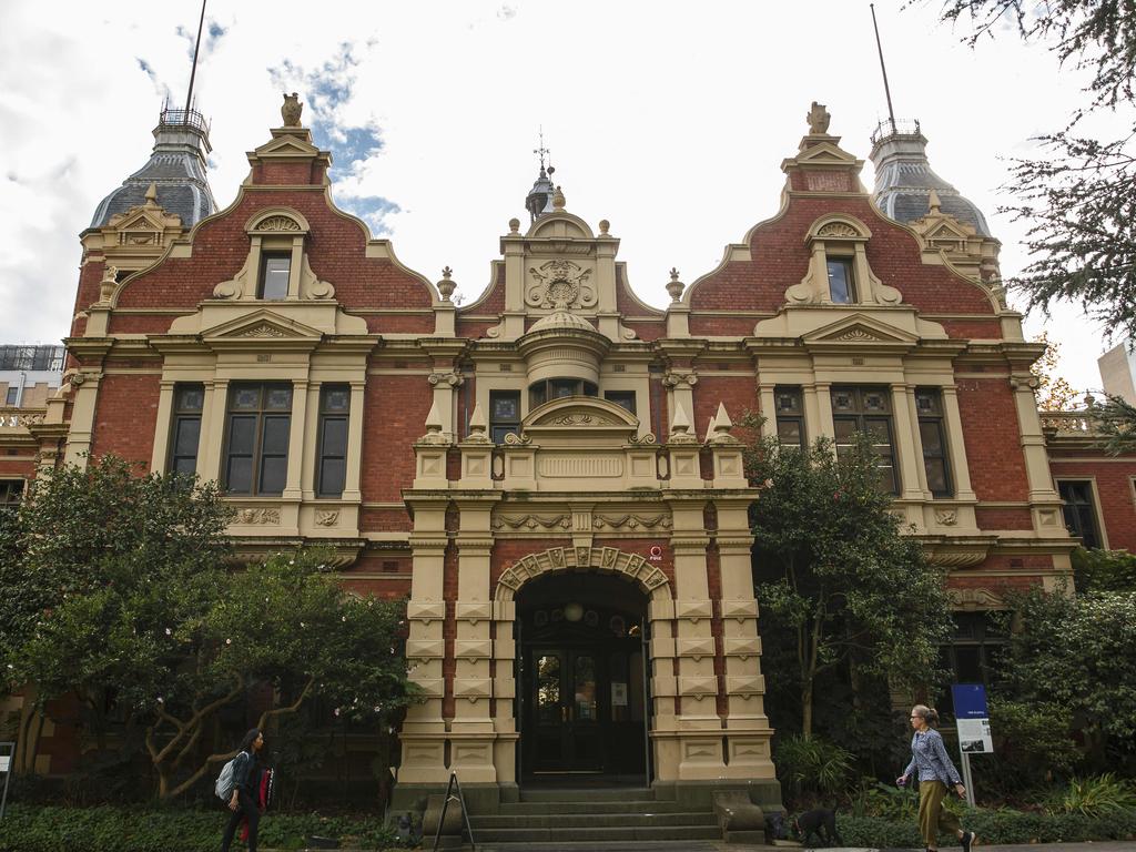 One of the buildings at the University of Melbourne. Picture: NCA NewsWire/Daniel Pockett