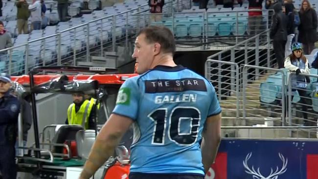 Paul Gallen after the game.