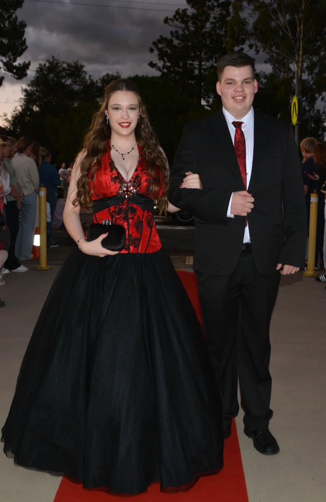 Nicola Krause and Cooper Saunders at Assumption College's year 12 formal on April 22, 2025. Photo: Jessica Klein