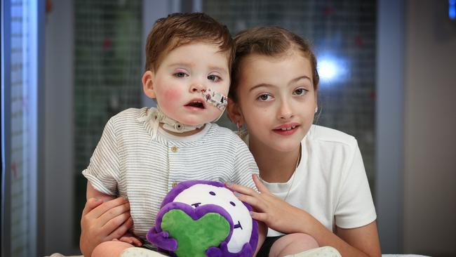 Good Friday Appeal - Faces of the Appeal Emily Cooke 10 and Finley Every 2.                   Picture: David Caird