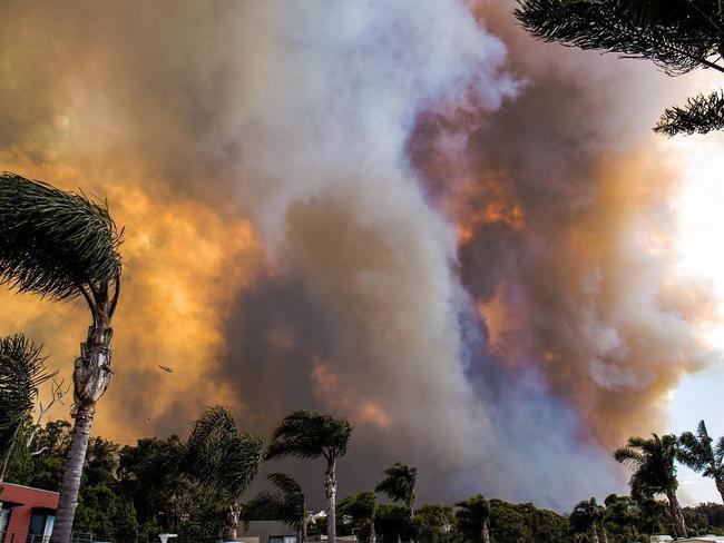 His mother left when she was alerted by firefighters to the danger. Picture: Chris Bowles