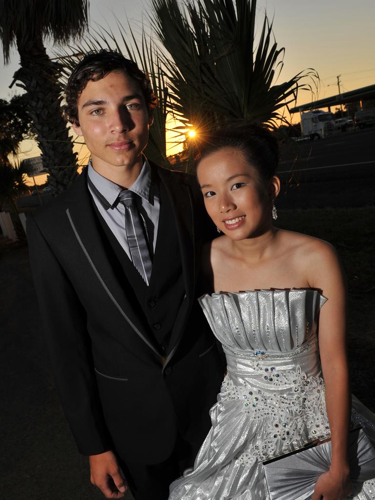 Zack Murray and Toni Duong at the Bundaberg High School Prom. Photo: Scottie Simmonds/NewsMail