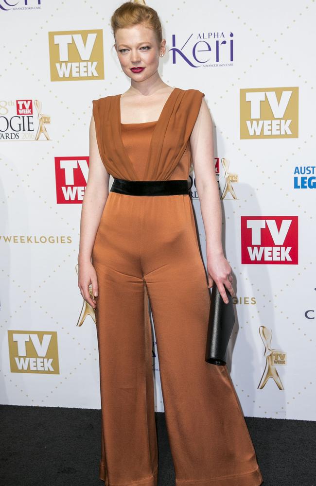 Sarah Snook at the 58th annual Logie Awards. Picture: Media Mode