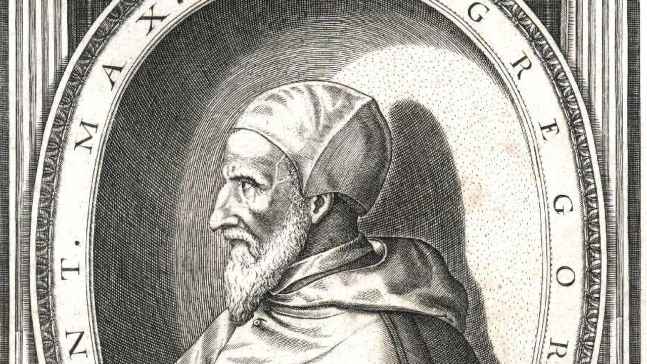 Pope Gregory XIII, shown in an engraving from the 1600s.