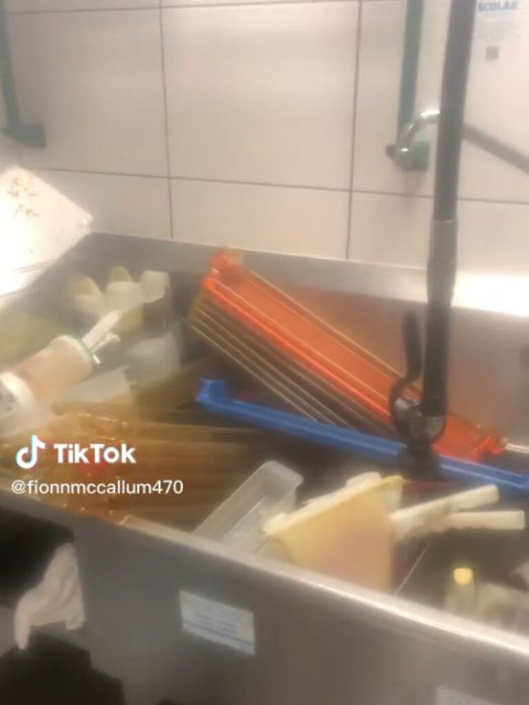 A New Zealand McDonald’s employee has quit his job in the middle of his shift after he was asked to clean cooking equipment. Picture: TikTok/fionnmccallum470