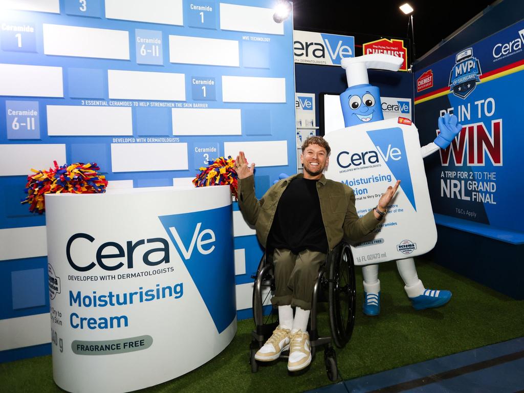 Aussie tennis champ Dylan Alcott is an ambassador for skincare brand CeraVe. Picture: Supplied