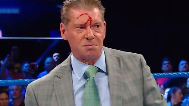 Vince McMahon put his body on the line.